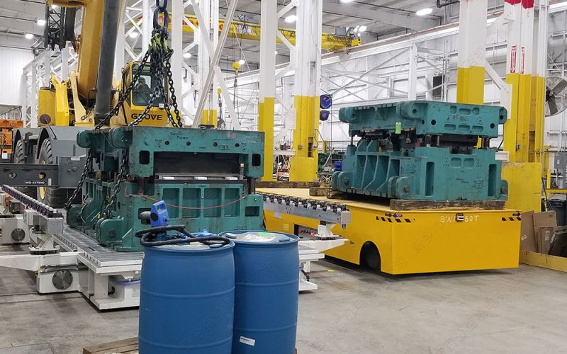 無(wú)軌電動(dòng)平車(chē)直線行走會(huì)出現(xiàn)方向偏移的原因